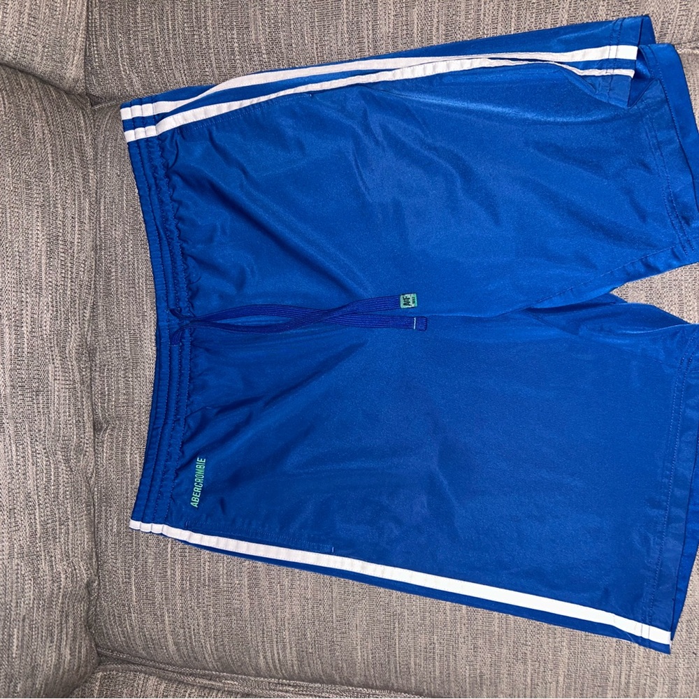 Blue Athletic Men's Shorts - Vintage A&F